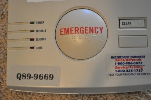 emergency call button